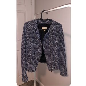 Tweed Michael kors blazer in biker jacket style